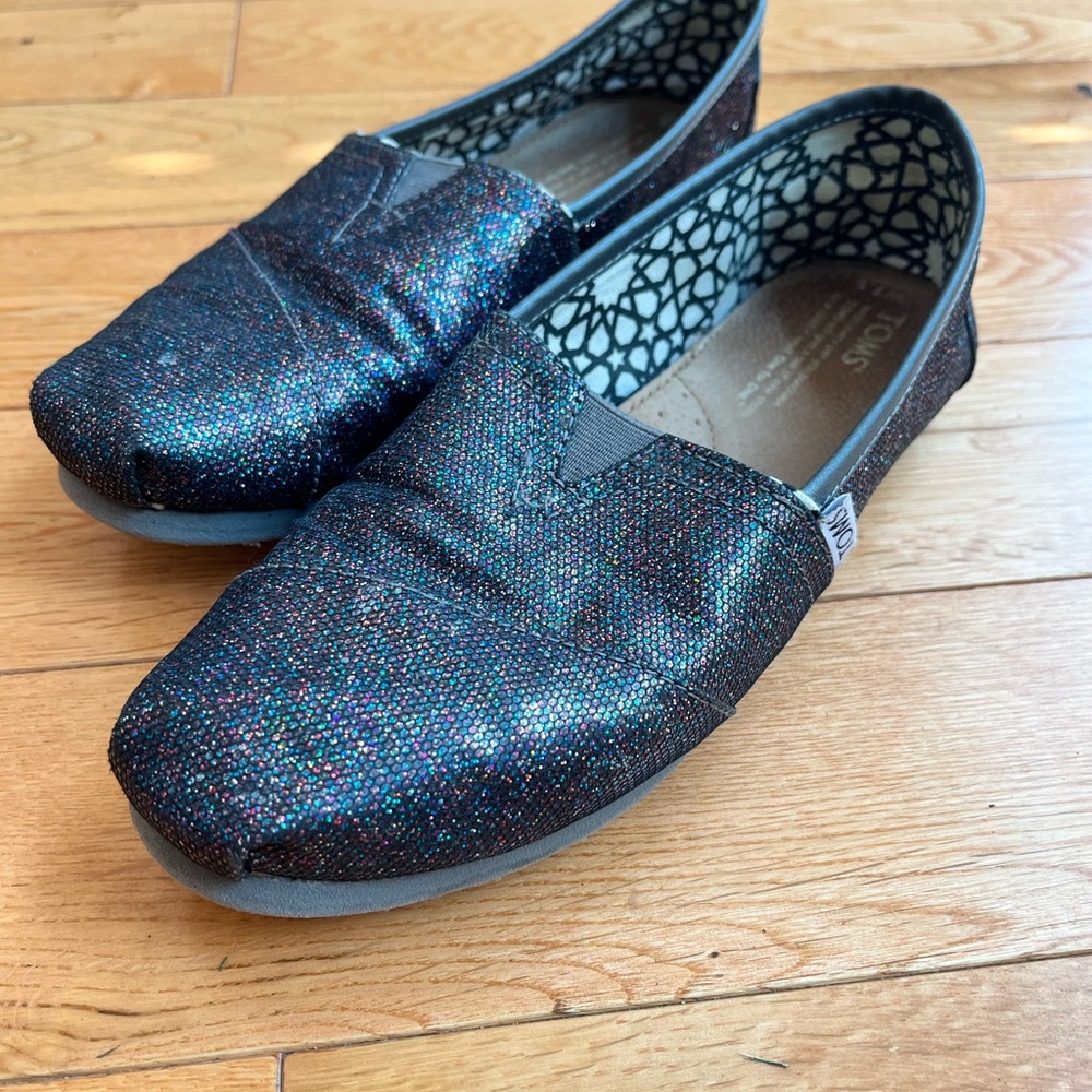 Toms Multicolor Glitter Sneakers
